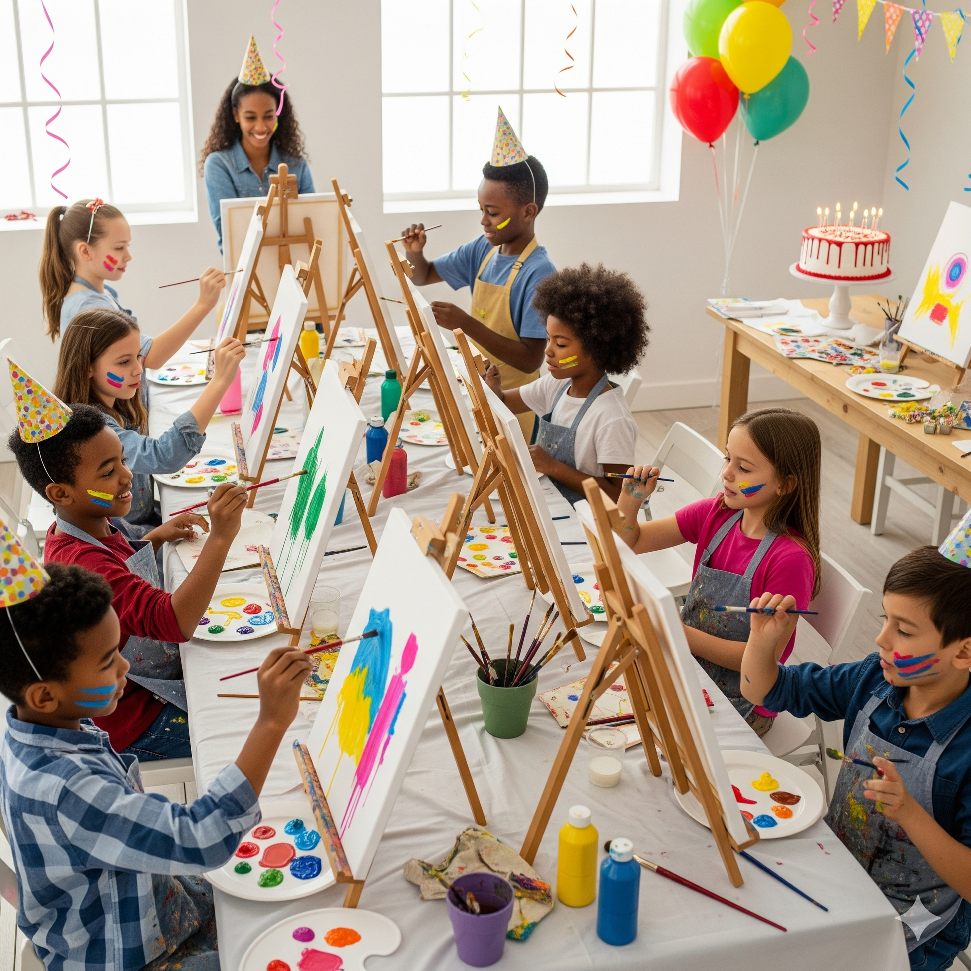 Costumes & Canvases - Create & Color Event