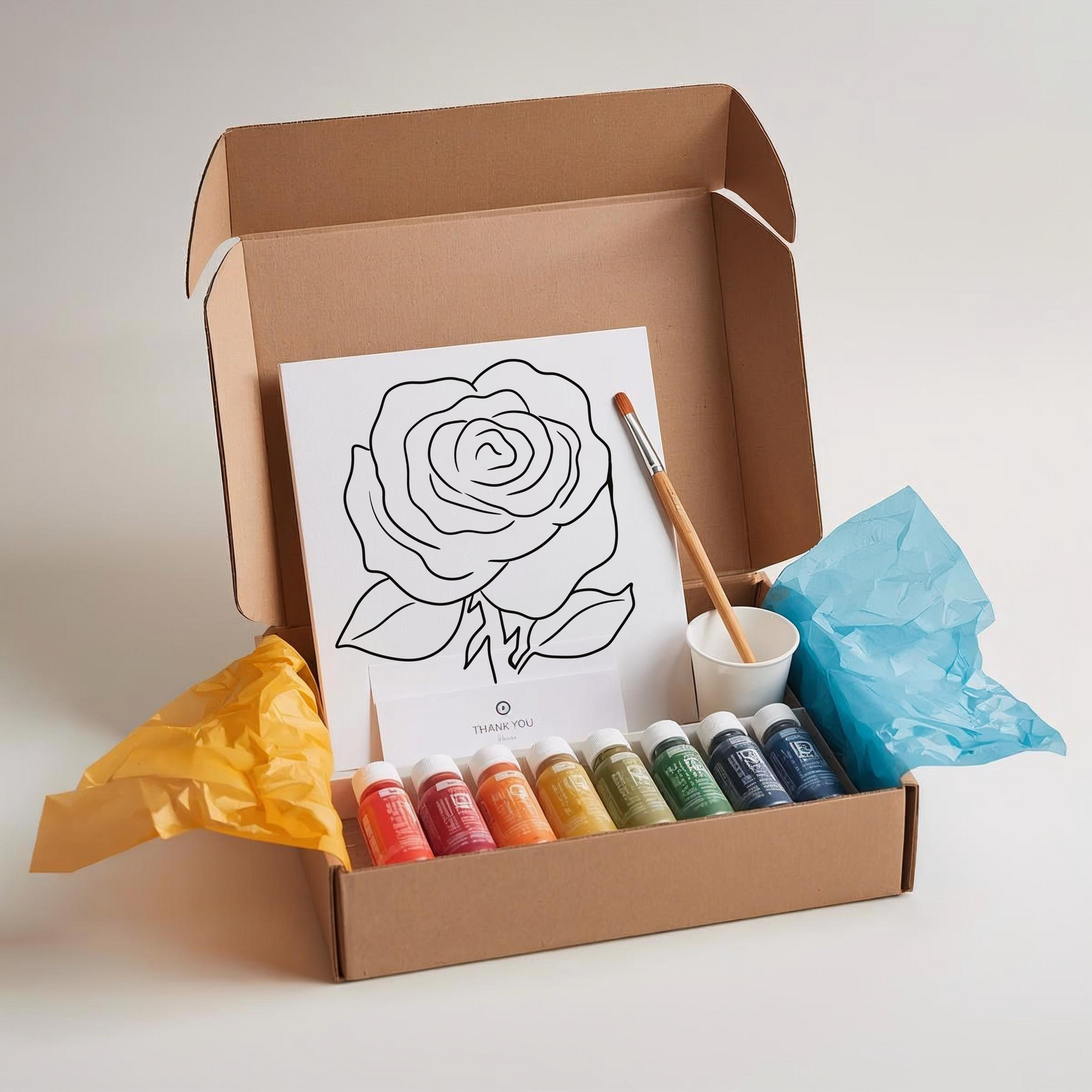 Beautiful Rose Paint Kit