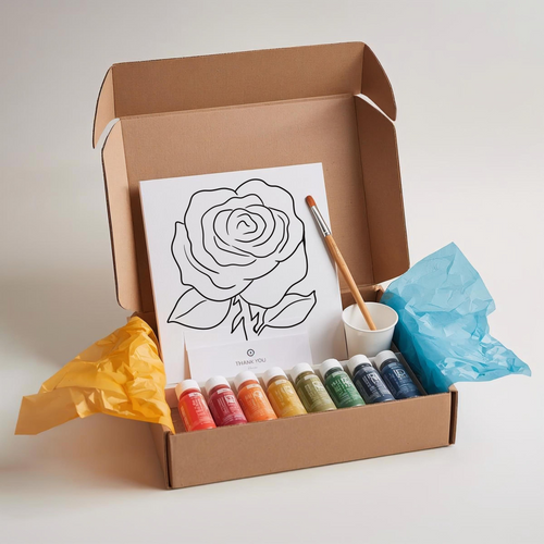 Beautiful Rose Paint Kit